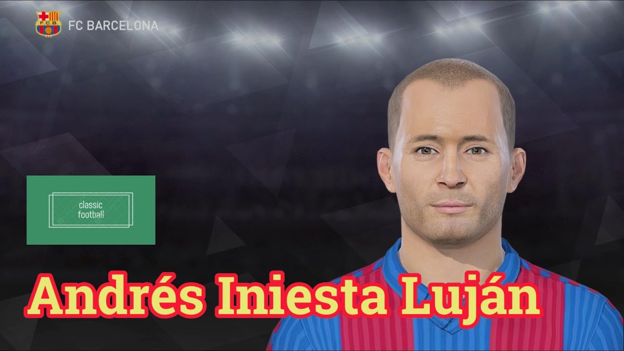 Andrés Iniesta Luján - PES Clasico (Face, Body& Stats)