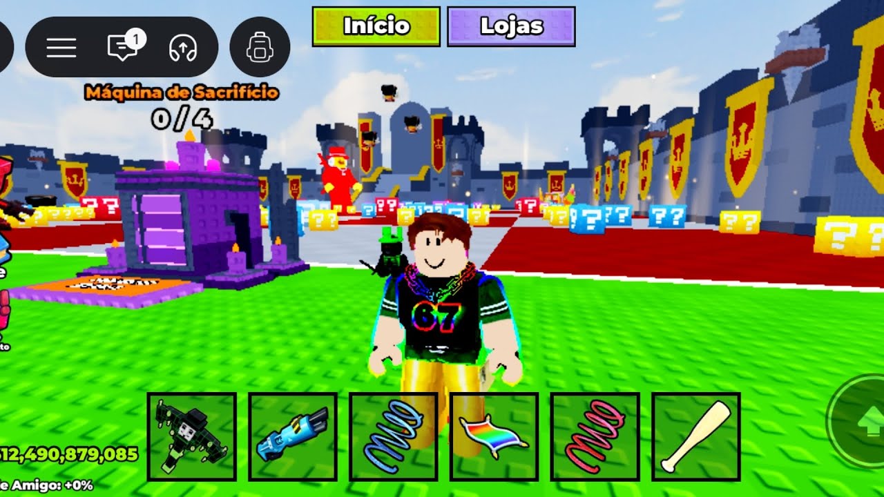 O Evento do quebre um bloco da sorte o Evento do Rei no Roblox 
