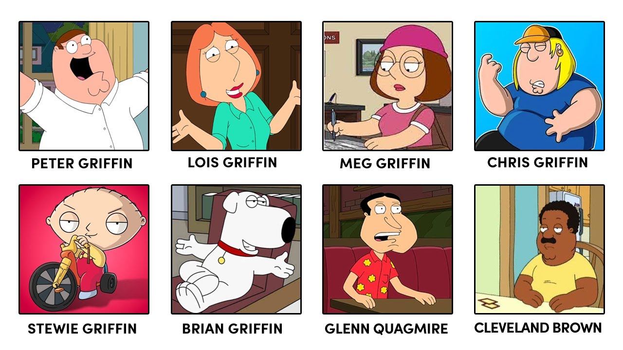 Every Family Guy Character Explained in 15 Minutes