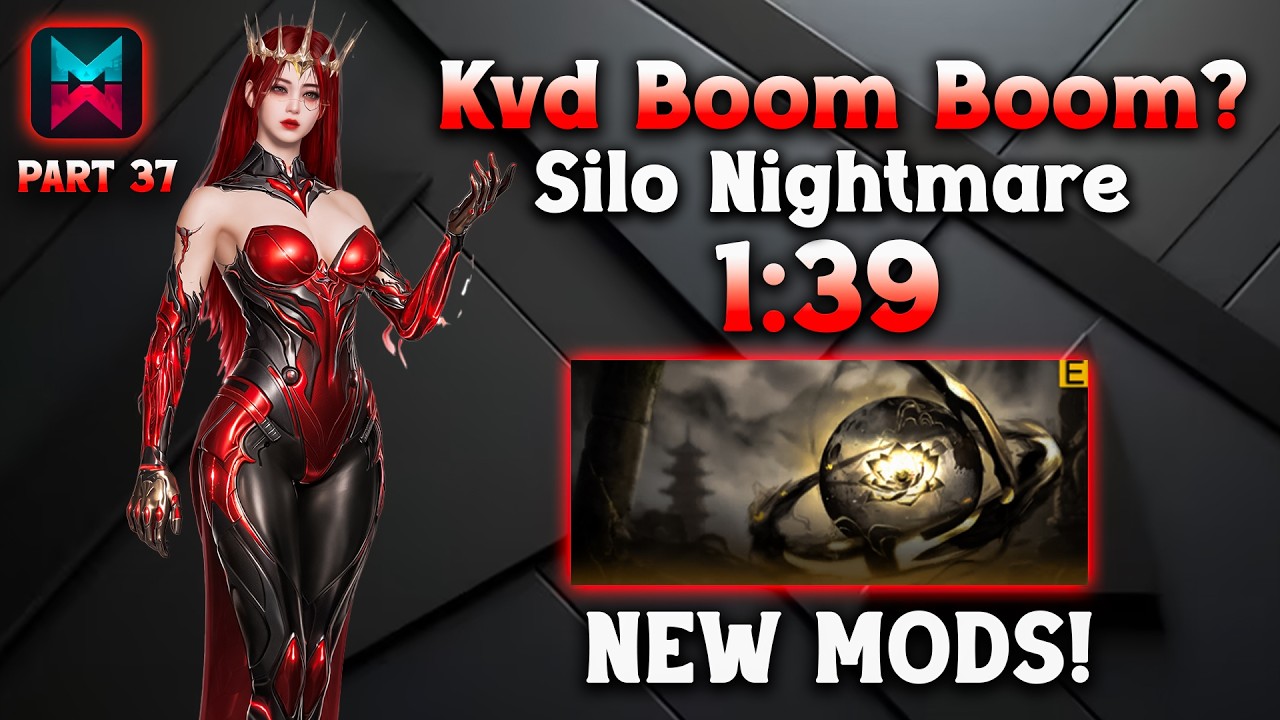 NEW META SILO NIGHTMARE KVD BOOM BOOM NEW MODS🥶NIGHTMARE BUILD ONCE HUMAN