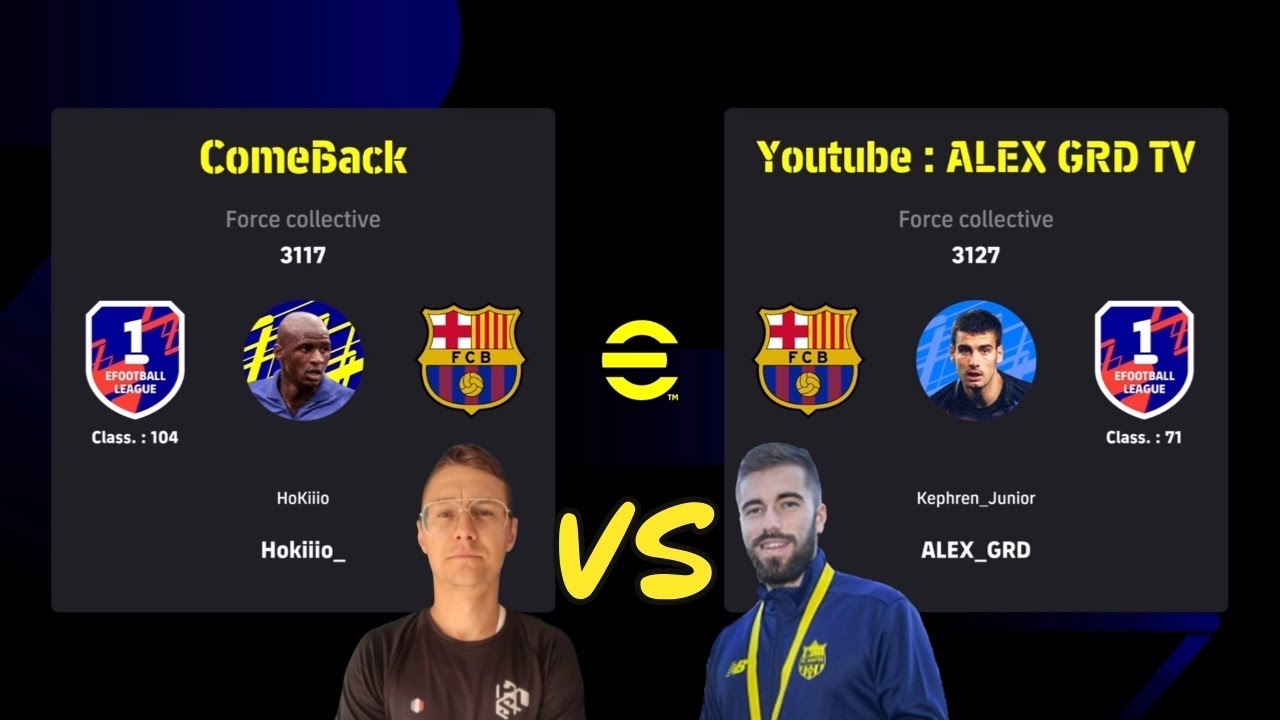 Alex Grd VS Hokiiio ( Top 11 World Best Ranking ) | eFootball™ 2024 Division 1 | Epic Big Match