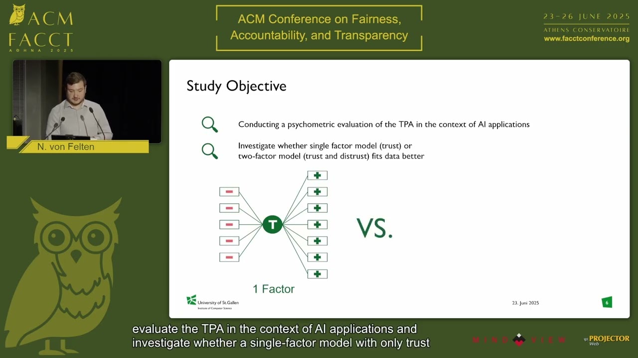 To Trust or Distrust AI: A Questionnaire Validation Study