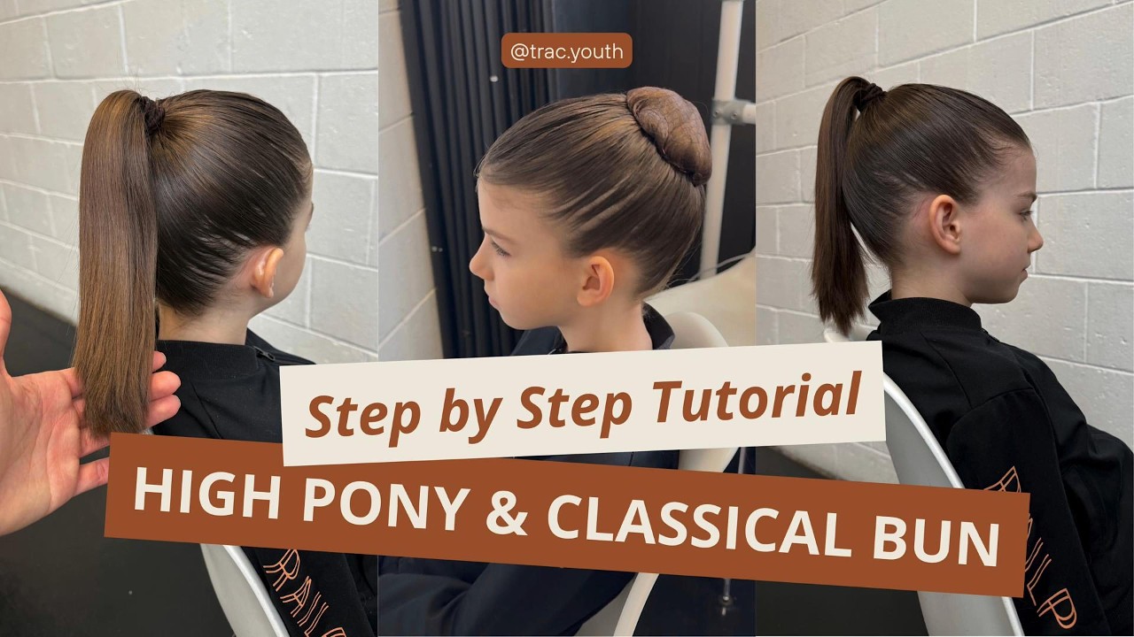 ✨ NEW✨ No Part High Ponytail & Bun Tutorial