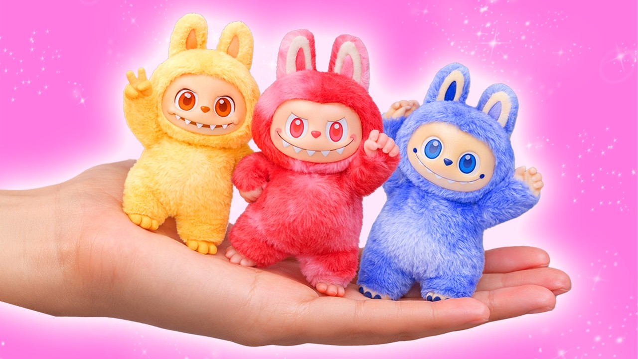 Creating GIANT Cardboard House from Labubu Blind Box | DIYs Craft For Dolls