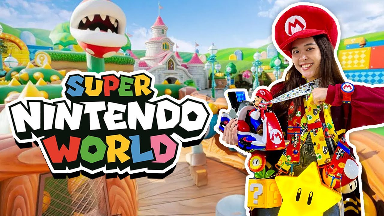 Phá Đảo Thế Giới Nấm MARIO trong SUPER NINTENDO WORLD tại Universal Osaka Nhật Bản | Full Tour