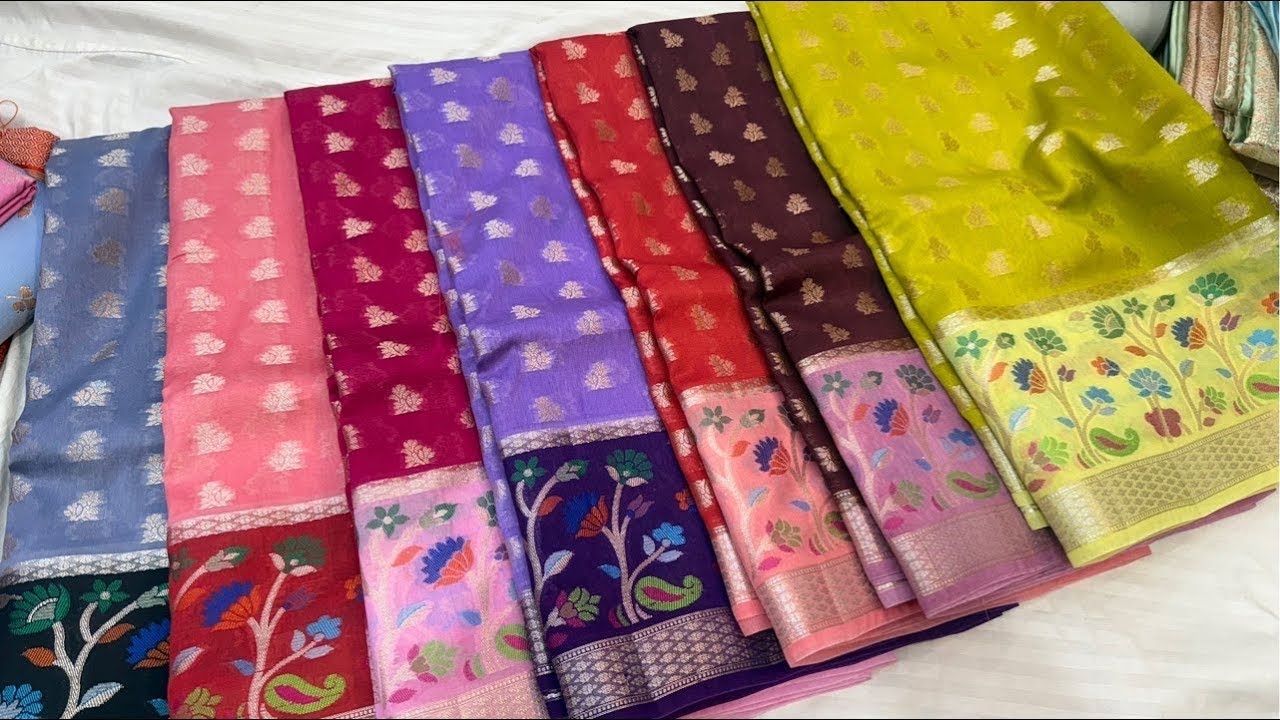 New latest collection in live vedio banarsi sarees✨