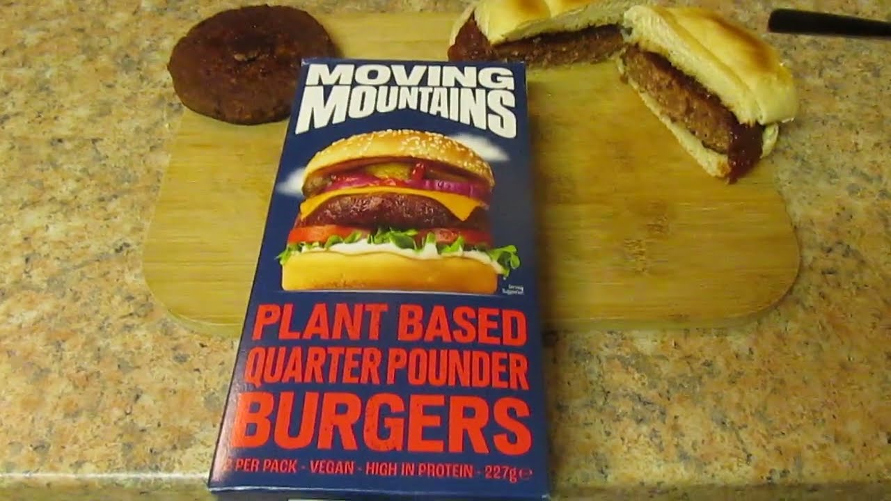 Бургер "Moving Mountains Plant Based Quarter Pounder" - Farmfoods - 2.49 фунта стерлингов - Обзор...