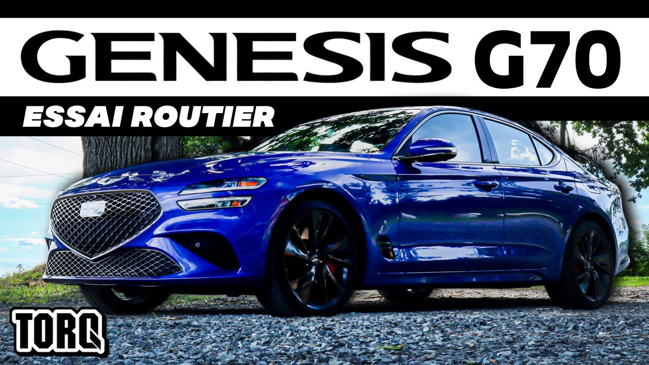 GENESIS G70 SPORT AWD 2022 - ESSAI ROUTIER
