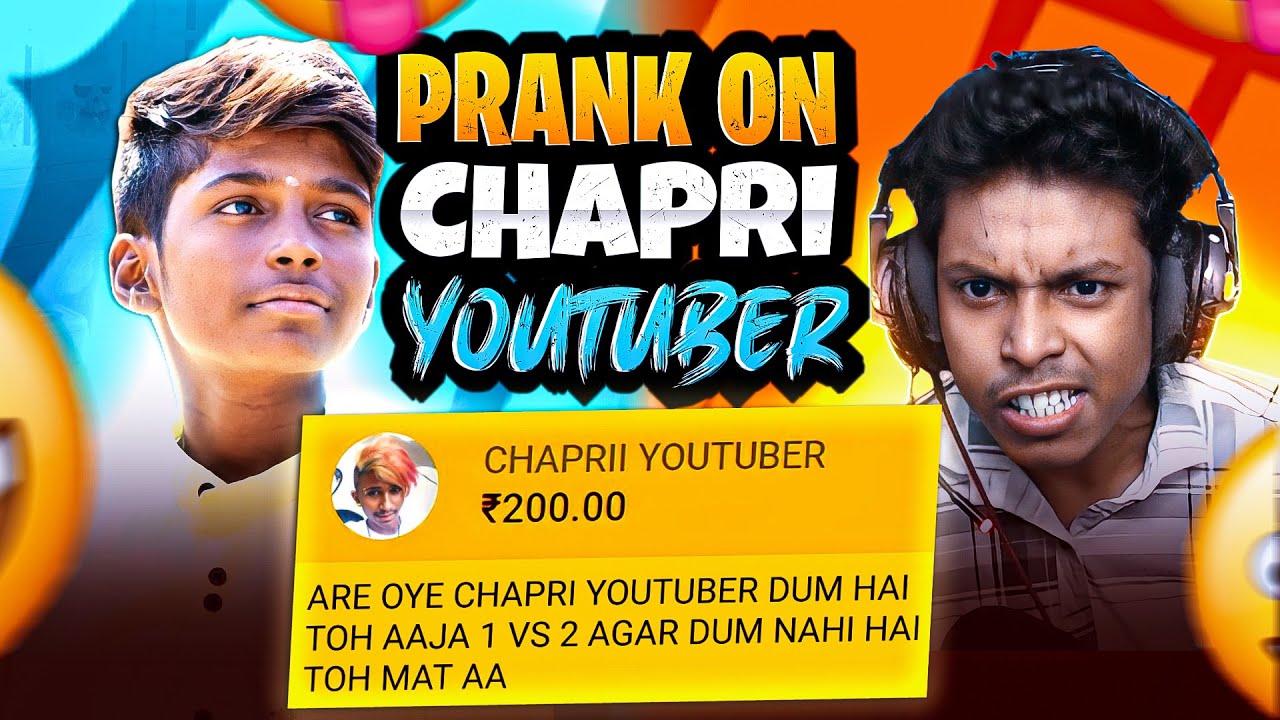 I SENT SUPERCHAT💸 TO CHAPRII YOUTUBER😂 ANGRY ON ME😡 @NonstopGaming_