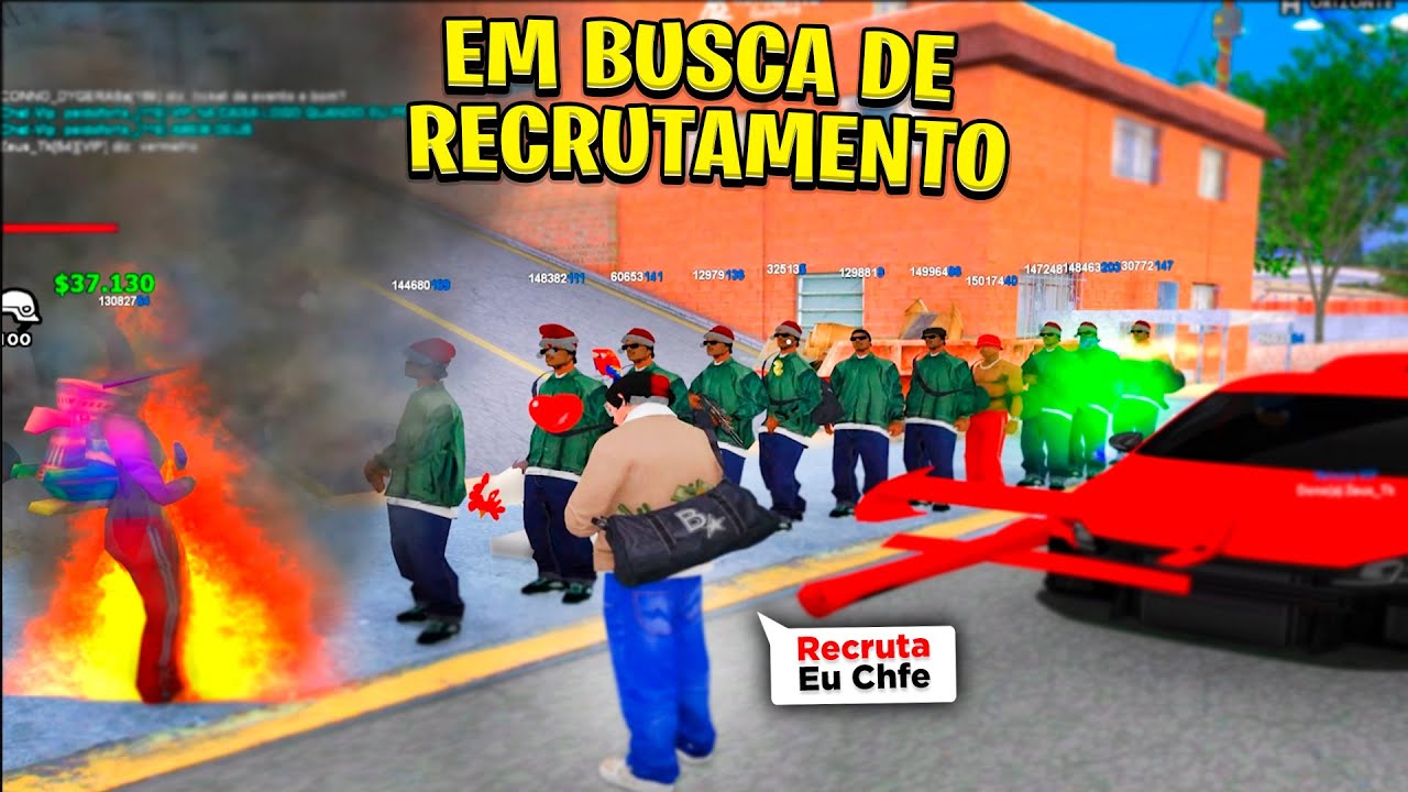 FUI ÀS FAVELAS EM BUSCA DE RECRUTAMENTO no GTA RP