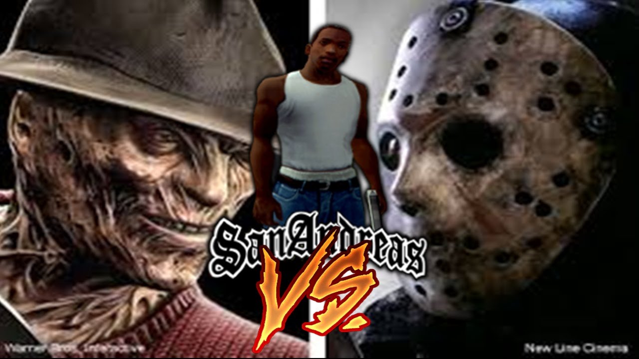GTA SAN ANDREAS CJ VS FREDDY Y JASON