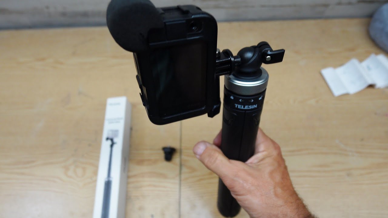 TELESIN 59in Long Selfie Stick Tripod for GoPro - Review