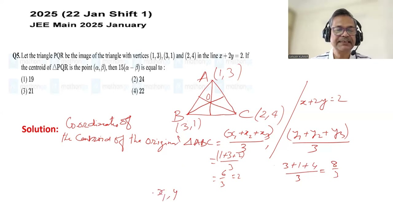 JEE 2025 Questions solution series 4