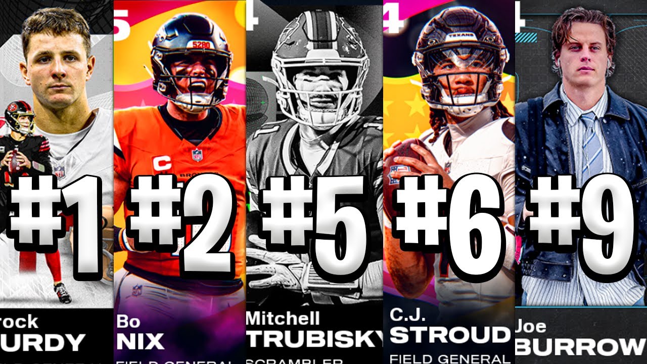 The Top 10 Quarterbacks in Madden 26!