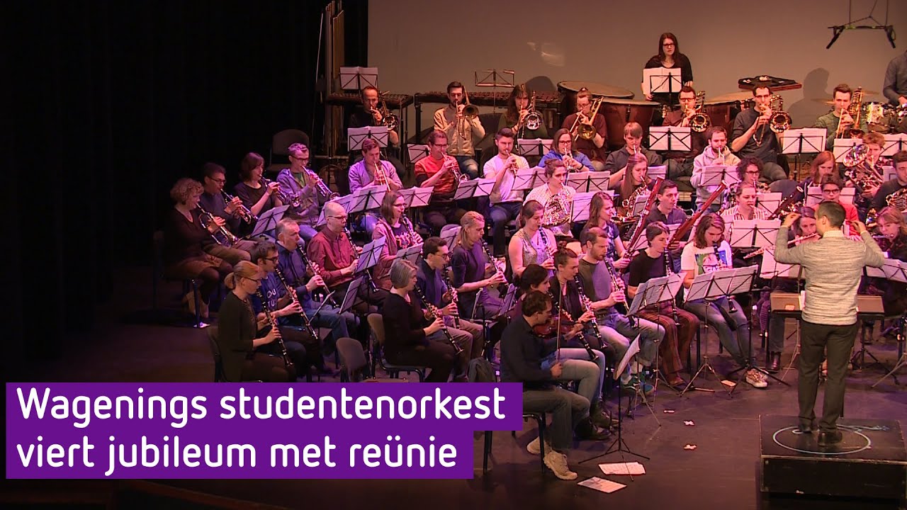 Negentig oud-studenten op podium in Wageningen voor lustrumconcert