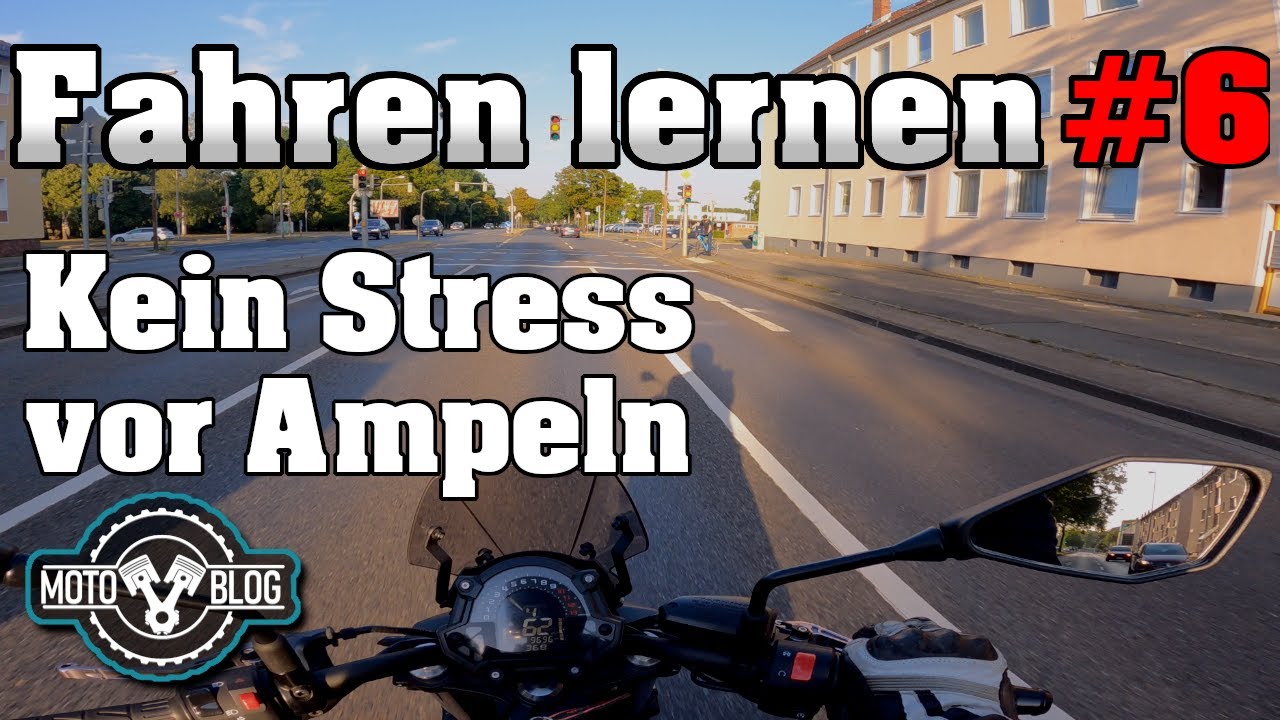 Motorradfahren lernen [#6] Vorbereitet Stress vermeiden