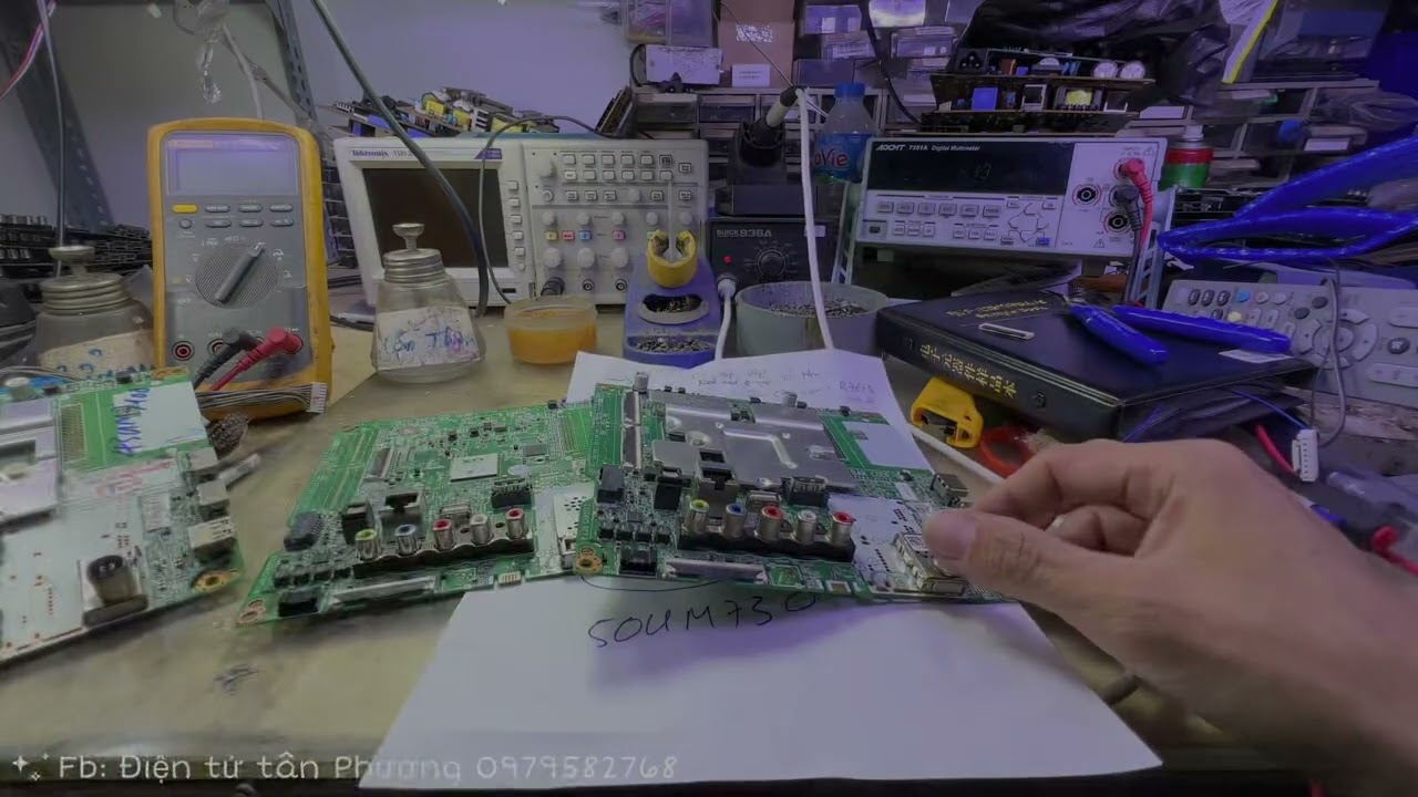 Hướng dẫn chuyển bo 2 cáp về 1 cáp dùng Đèn (panel) có T con  cho các model dòng UM/SM của hãng LG