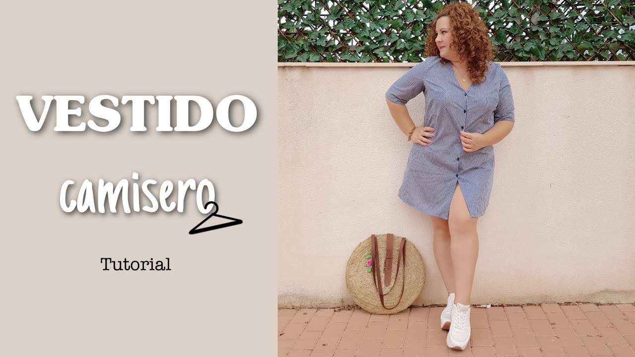 C&oacute;mo hacer un VESTIDO CAMISERO paso a paso || VESTIDO CAMISERO f&aacute;cil.