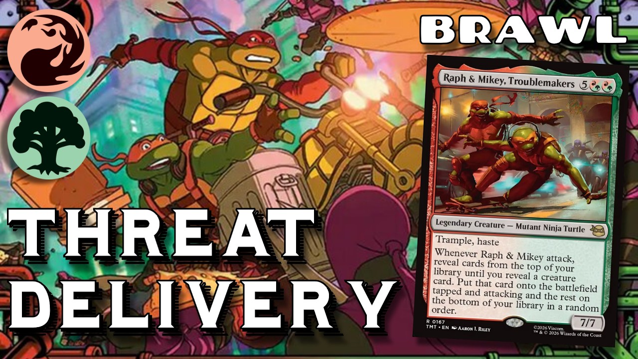 7 Mana, Eldrazi... or Lethal? - Raph and Mikey, Troublemakers - Brawl Mtg Arena Gameplay
