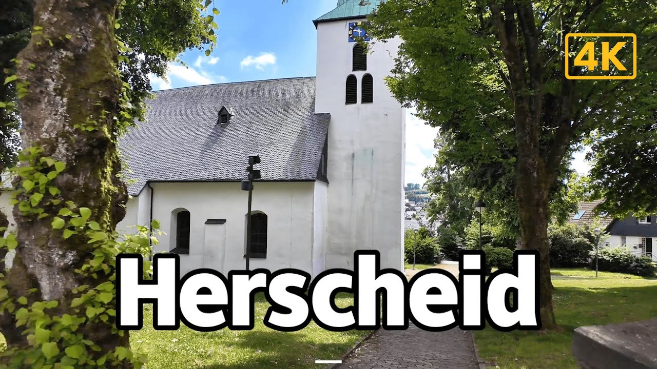 Herscheid 4K Walk 🇩🇪 Peaceful Village Walk in Sauerland | Hidden Gem in NRW