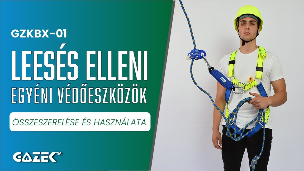 Hogyan dolgozz biztonságosan a tetőn? – GZKBX-01 zuhanásgátló rendszer