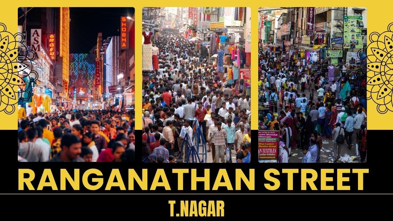 Ranganathan Street, T. Nagar | Chennai’s Busy Shopping Street 4K Walk