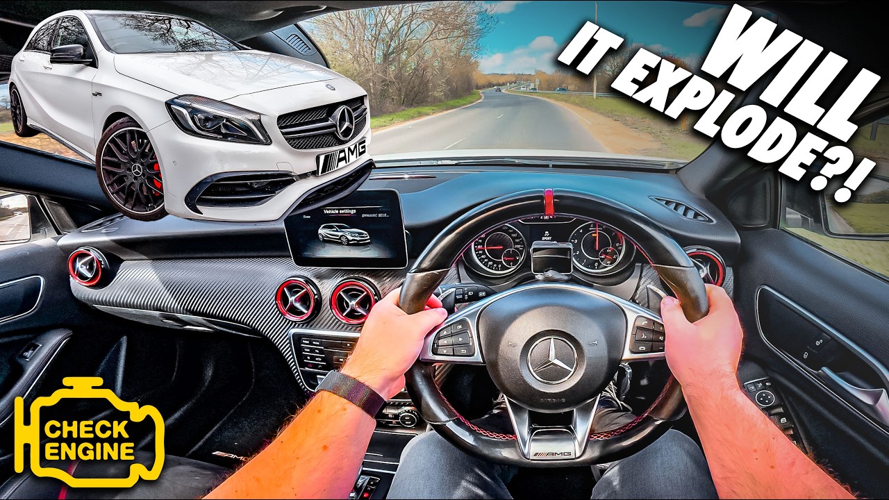 Мы купили Mercedes A45 AMG с САМЫМ БОЛЬШИМ ПРОБЕГОМ, выставленный на продажу в Великобритании!