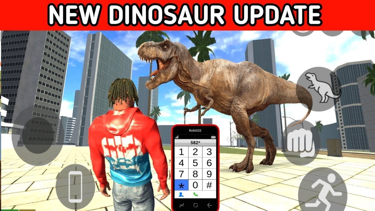 INDIAN BIKE DRIVING 3D DINOSAUR AA GYA HAI      #automobile #mobilegamingculture #gta #mobilegaming