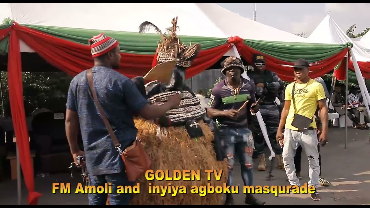 AFRICAN MASQURADE DANCE. IGBO CULTURE