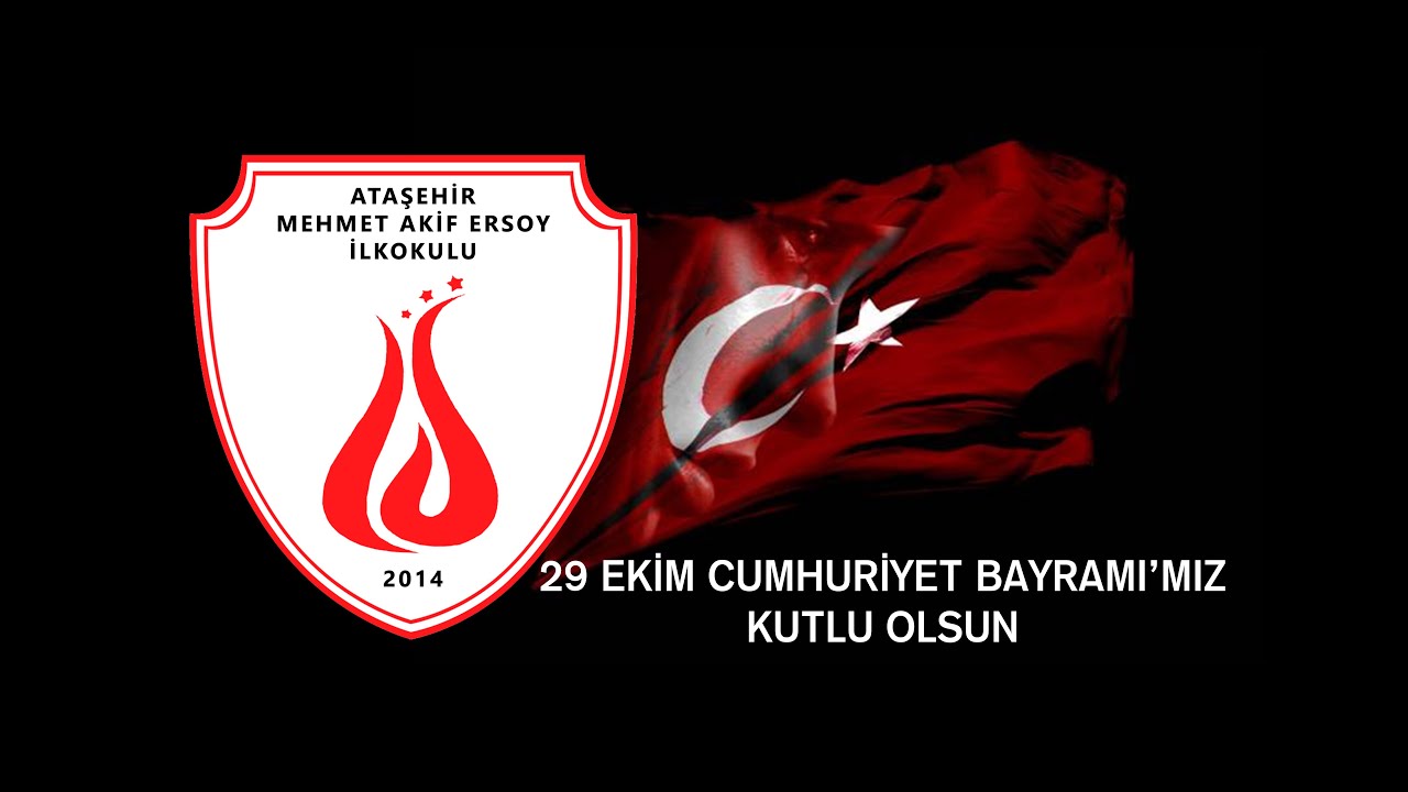 29 Ekim Cumhuriyet Bayramı Ataşehir Mehmet Akif Ersoy İlkokulu