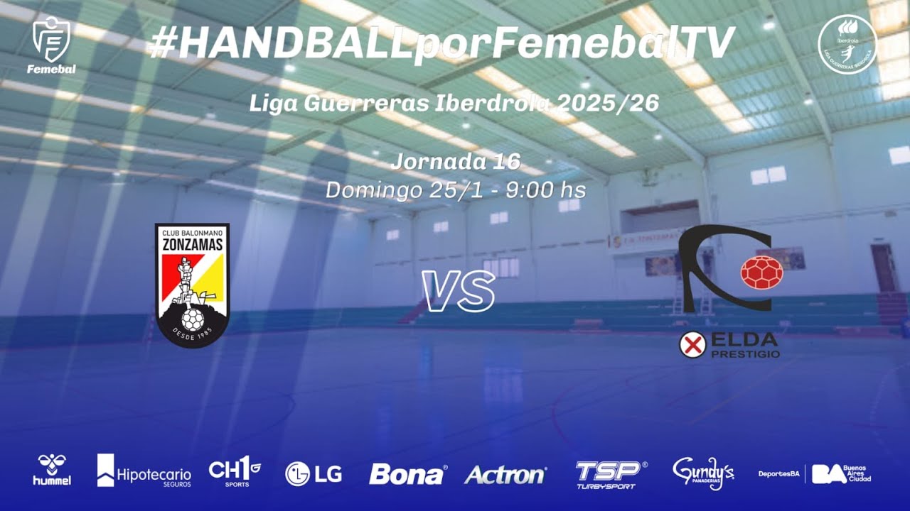 ZONZAMAS PLUS CAR LANZAROTE vs. ELDA PRESTIGIO | LIGA GUERRERAS IBERDROLA (ESPAÑA).