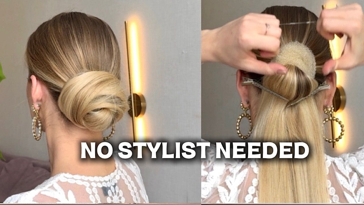 PERFECT VOLUMINOUS LOW BUN in 5 MINUTES! 💫 The SECRET to an EXPENSIVE-Looking Hairstyle