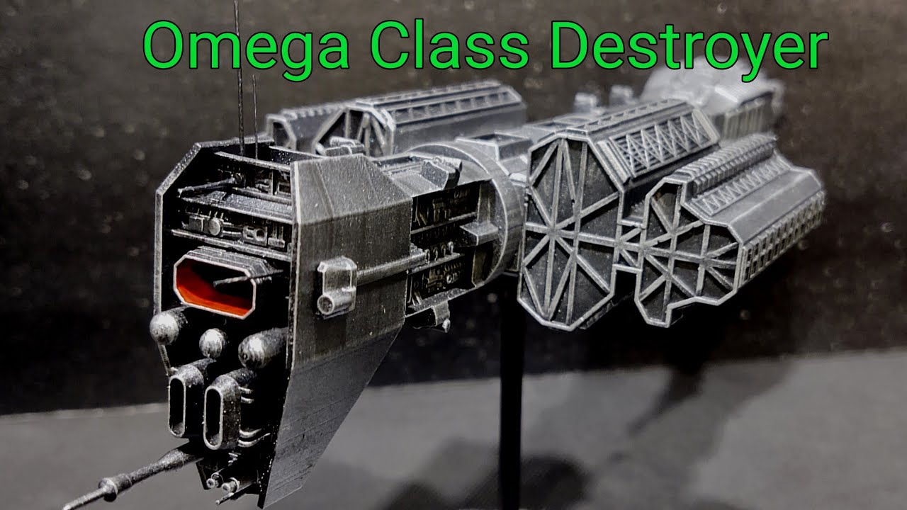 Babylon 5 Omega Class Destroyer 3D printed model
