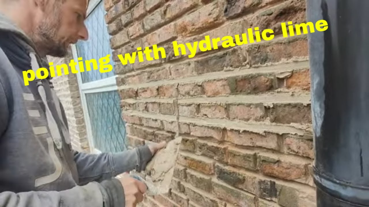 re pointing with hydraulic lime .how to video
