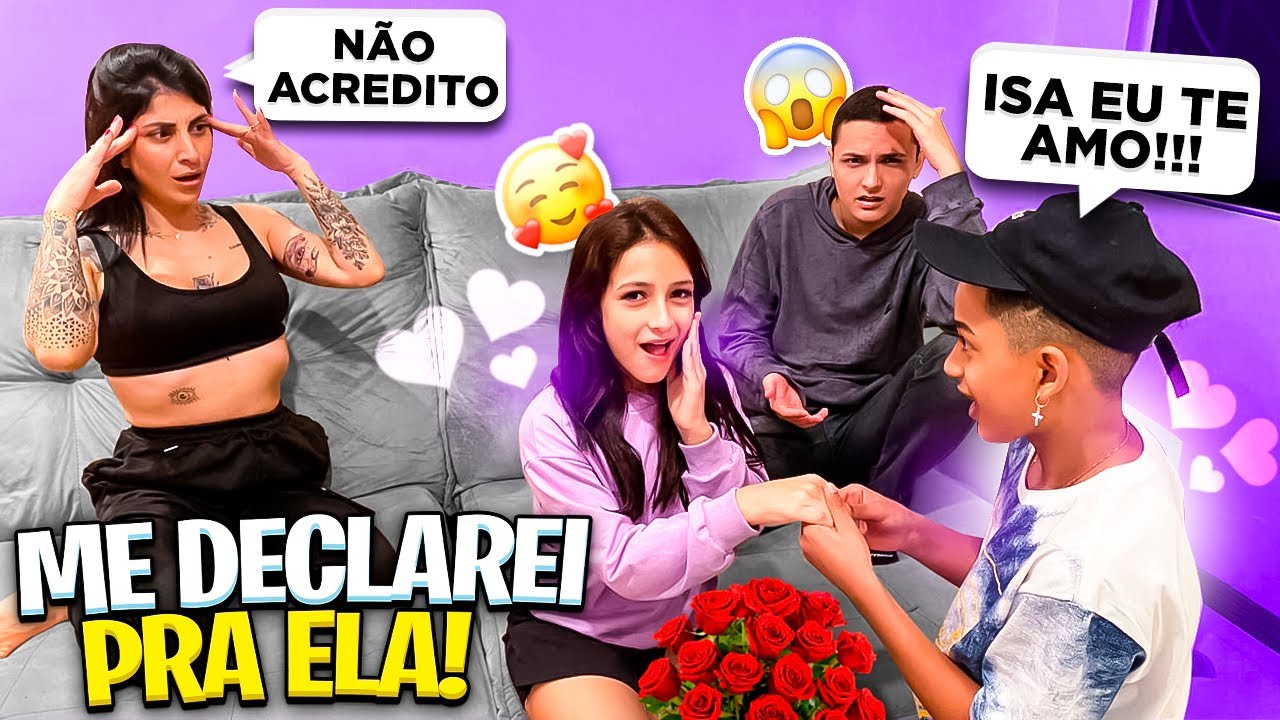 ME DECLAREI PRA MINHA CRUSH*na frente deles