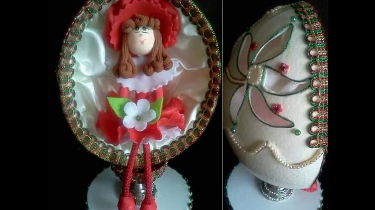 Arte en huevos de avestruz