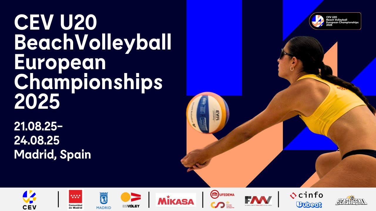 COURT 2 | U20 EUROPEAN BEACH VOLLEYBALL CHAMPIONSHIP 2025 | Saturday