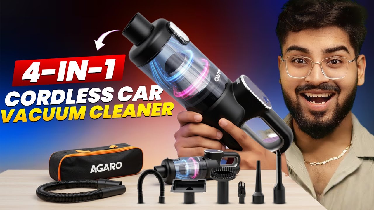 Best Cordless Vacuum Cleaner for Car in 2026 India 🔥 Agaro Car Vacuum Cleaner Review