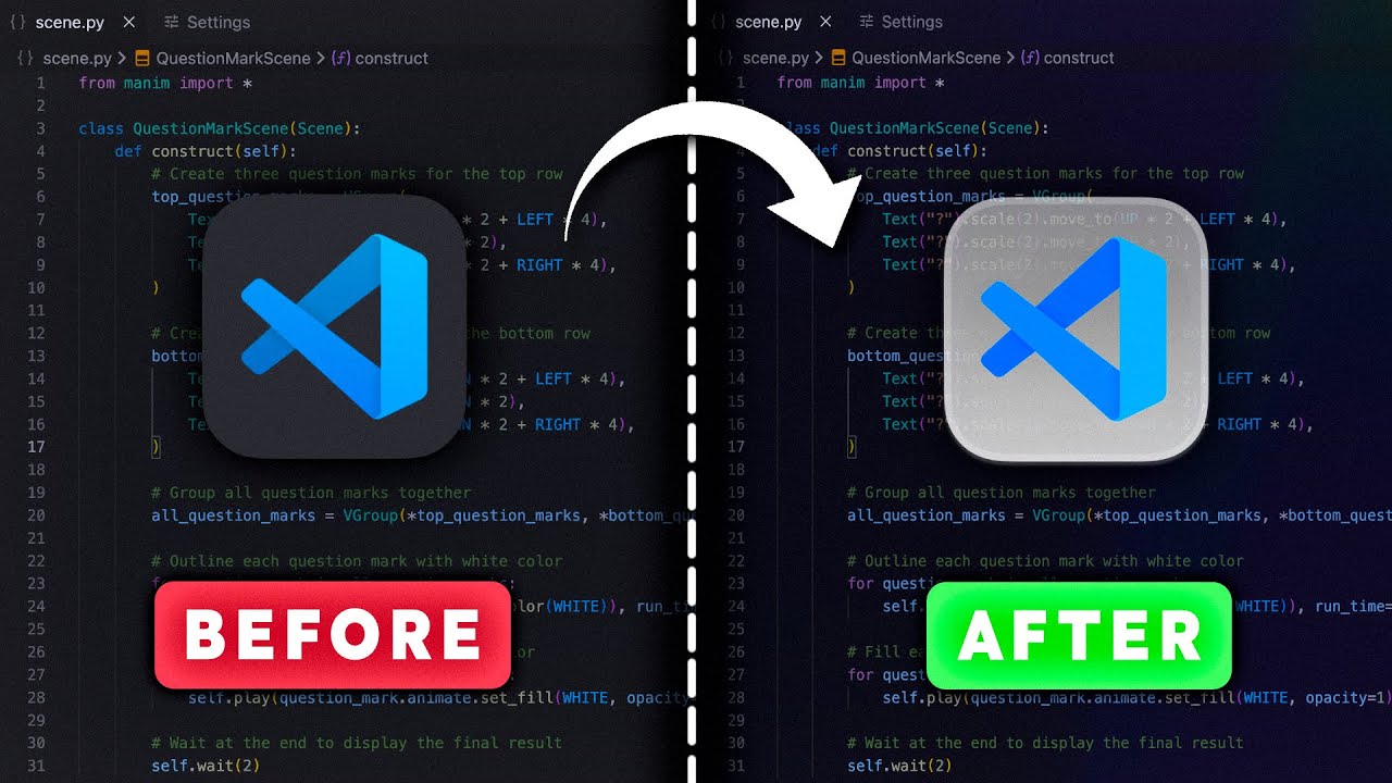 Настройка VS Code: прозрачность, иконки и многое другое! — Сделайте VS Code неузнаваемым!