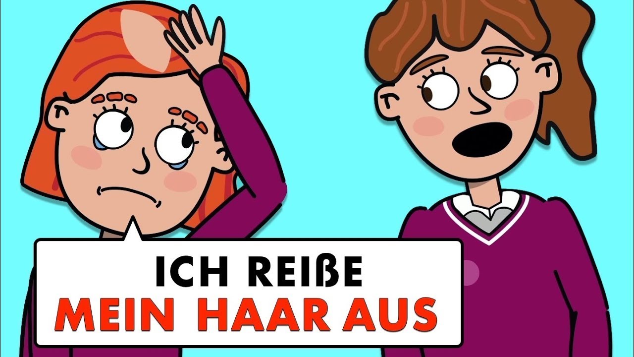 Ich reiße mir mein Haar aus, weil ich nicht beliebt