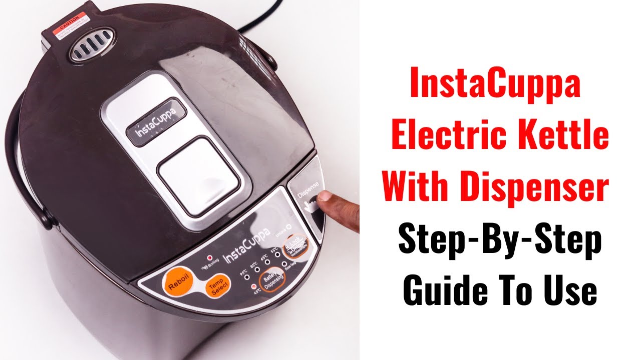 Electric Kettle Dispenser: How to Use Auto-Dispense & Temp Settings