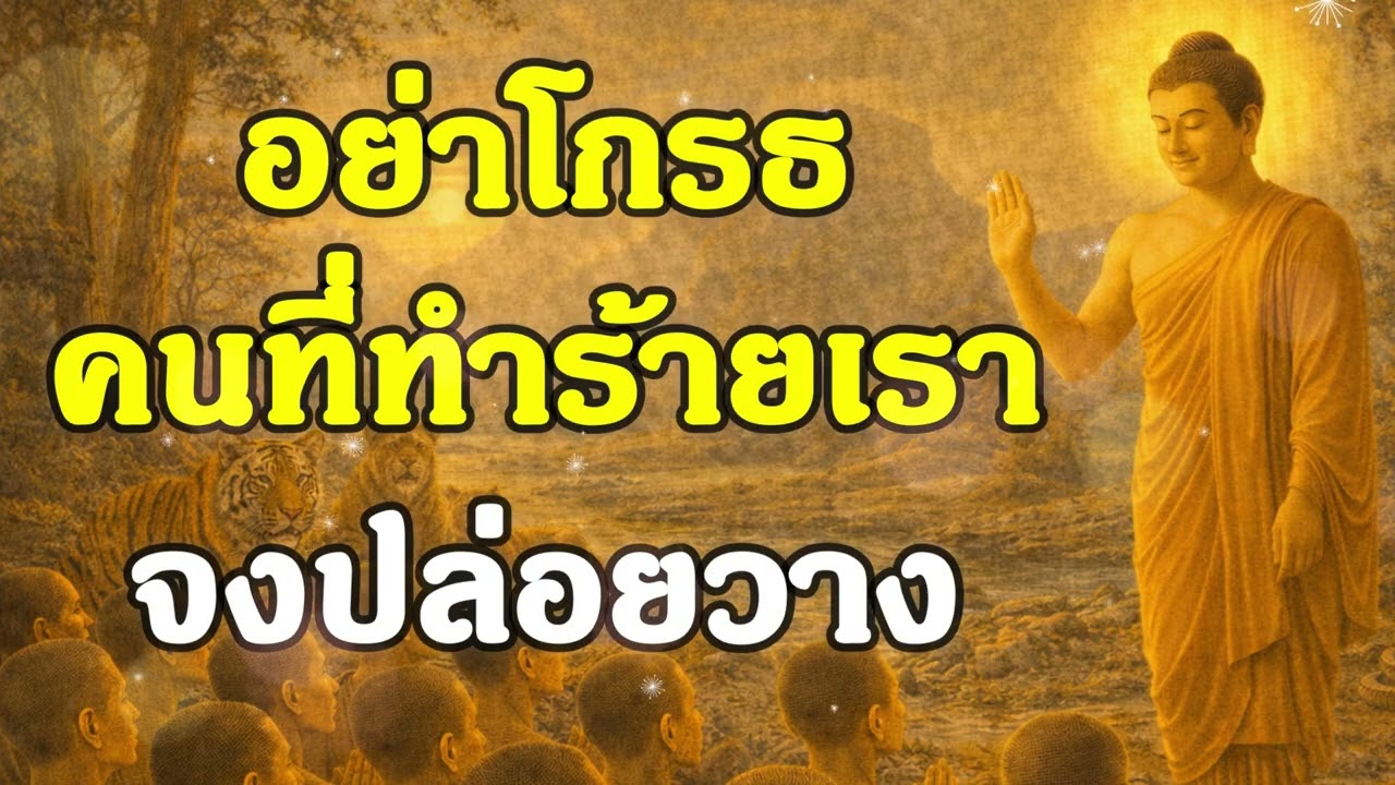 อย่าโกรธ คนที่ทำร้ายเรา จงปล่อยวาง | ฟังธรรมคลายทุกข์ | Ep.33