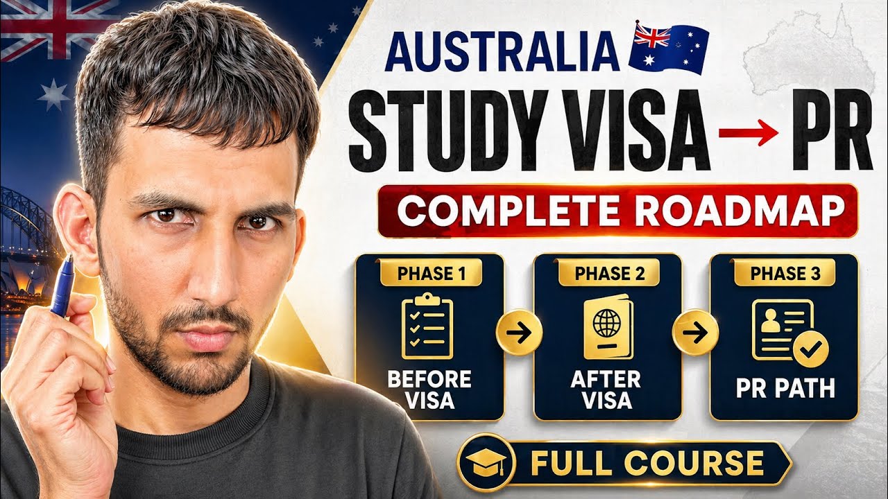 Full Process of Study Visa to PR in Australia 🇦🇺 | Vijay Chauhan 