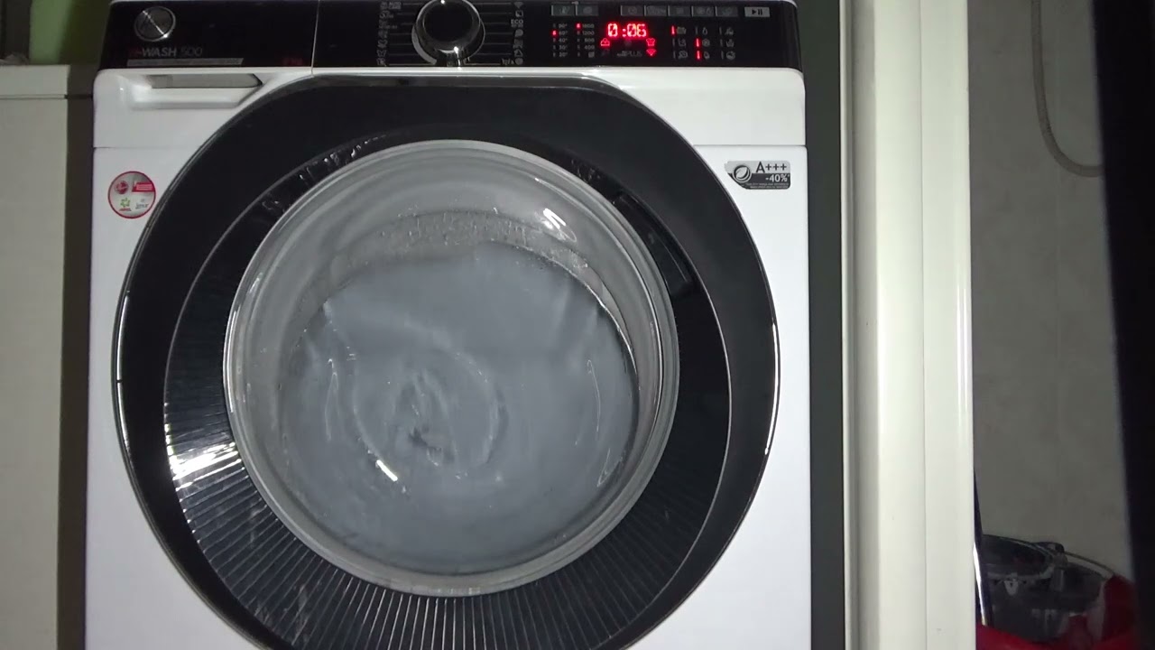 Hoover H-Wash 500 Unbalanced Final Spin at 1600RPM