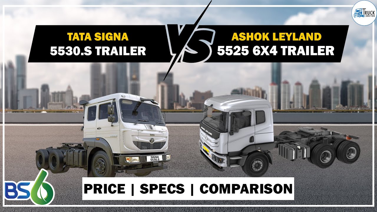 चैंपियंस के टक्कर में कौन जीतेगा | Tata 5530 Vs Ashok Leyland 5525 | Truck Comparison India