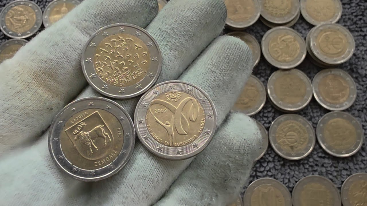 1000€ 2 euro's coin hunt 🏹 #23 Commemorative coins, Collectable Rare!