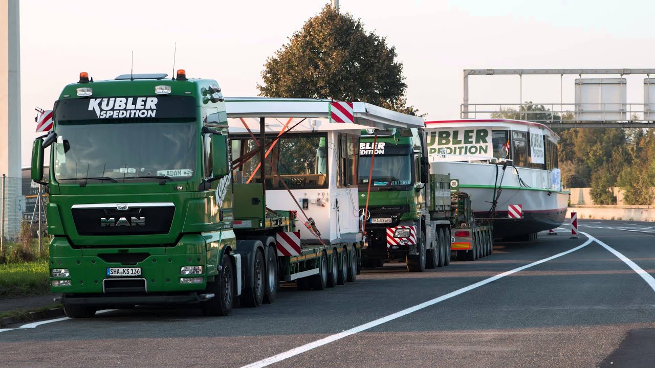 Schiffstransporte bei der Spedition Kuebler