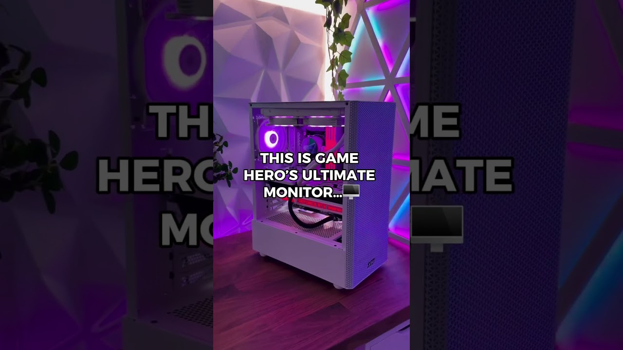 Which game would you play on this monitor?👇 