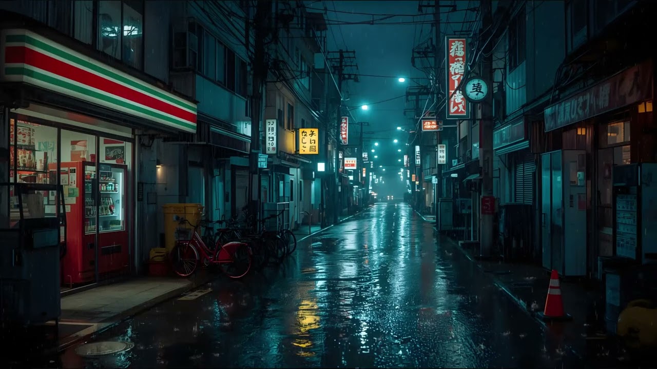 Tokyo After Midnight 🌙 Rainy Lofi That Heals Your Soul