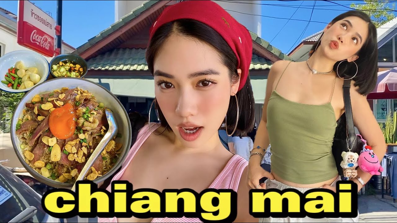 Приключения в Чиангмае🇹🇭 | лучшая лапша карри, фермерский рынок, винтажные магазины, жареная курица!